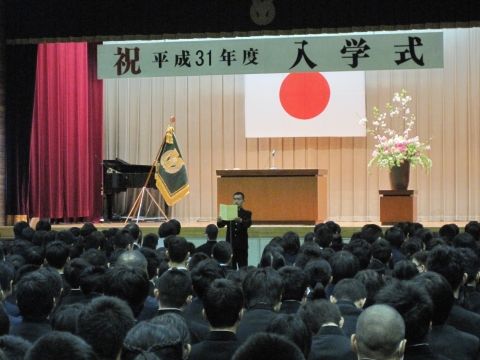 在校生代表歓迎の言葉