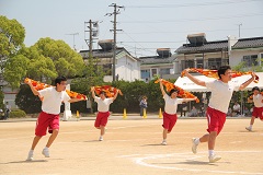 ２年生演技の写真