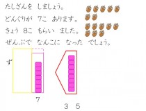 繰り上がりの足し算