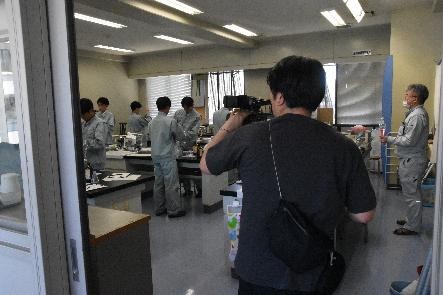 実習の取材