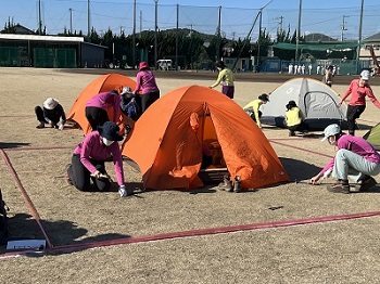 女子テント