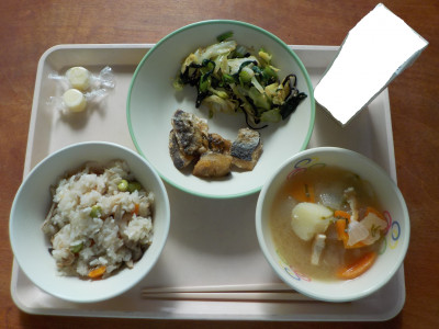 中学部給食　１月１６日改