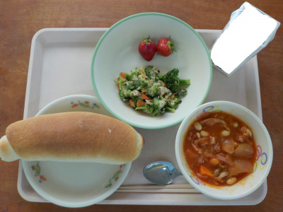 自校給食　１月１５日改