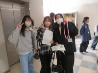 ①卒業生も参加