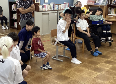 「かおたいそう」のときの様子2