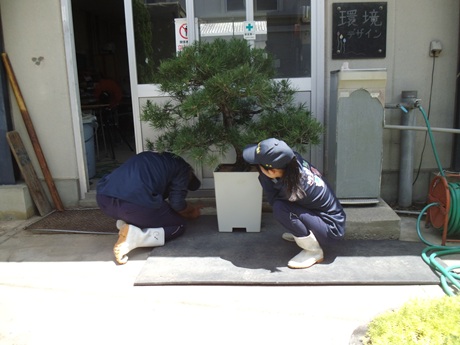 松担ぎなおし