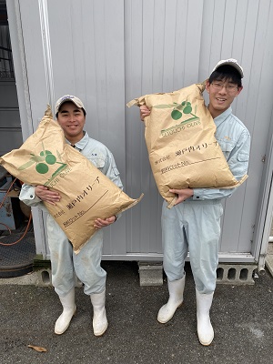 レポート①オリーブ飼料提供