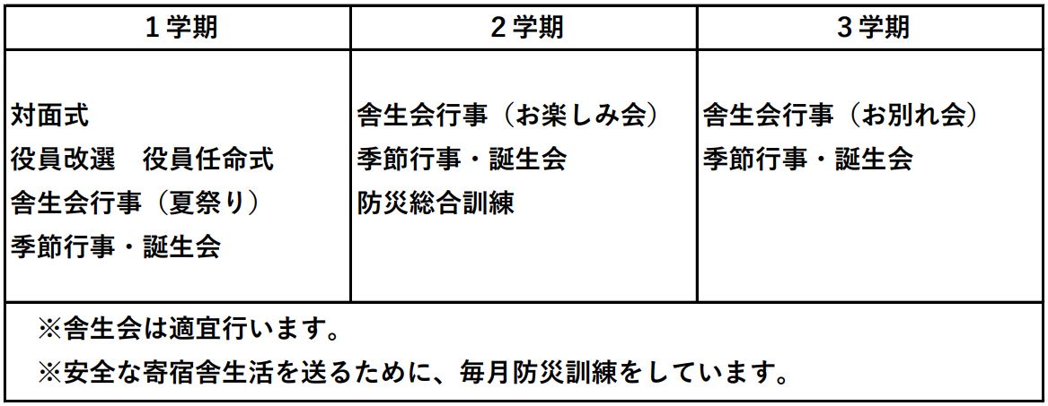 HP　主な行事