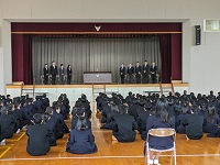 離任式が行われました