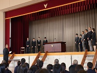 離任式が行われました