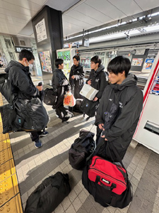 大分駅を出発し帰途につきます