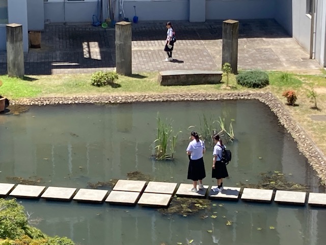 校内様子中庭