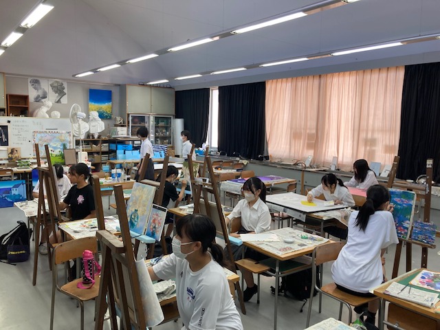 部活美術部