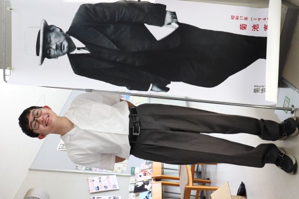 等身大パネルと背比べ