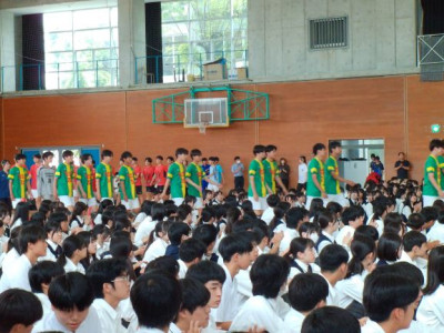 壮行会３