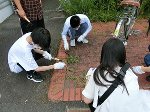 駅の清掃