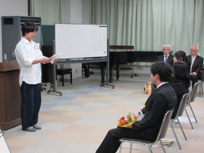 卒業生を送る会②