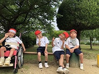 みんなで並んで！はいチーズ！
