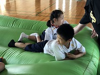 トランポリンは楽しいね！