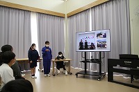 中学部の女子三人組です！