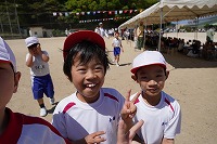 笑顔でハイチーズ！