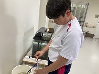 水合わせ中