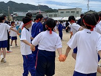 輪くぐり中