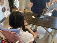 ハートのオリーブ　選別中