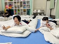 就寝中