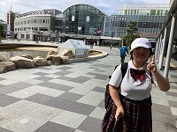 高松駅での様子