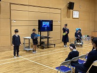 タブレット端末を使って発表