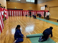 オリーブA班による準備