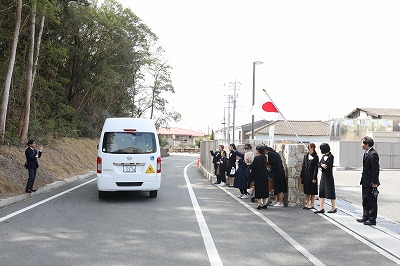 バスの運転手さん、ありがとうございました。