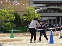 １年生徒競走