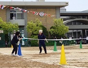 3年生徒競走