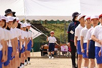 校旗入場