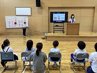 中学部からも会長に立候補しました。