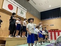 元気いっぱい練習中です！