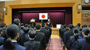 入学式の様子