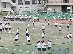 試合中