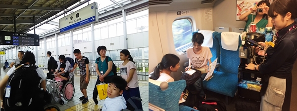 小倉駅発のぞみ