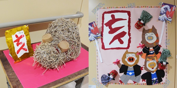 亥年の作品（廊下）