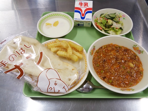 豆入りキーマカレー