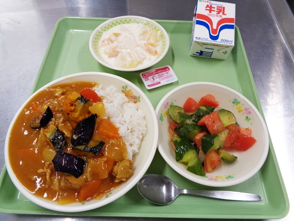 夏野菜のカレーライス