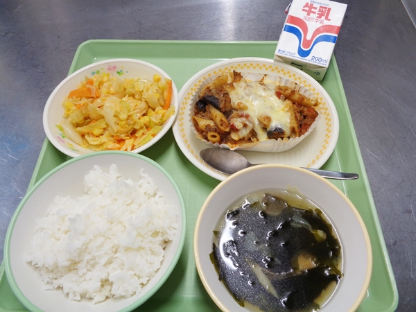 なすのミートソース焼き