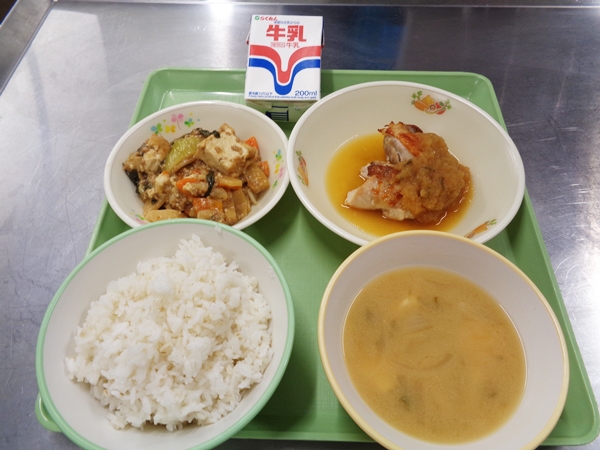 鶏のちり酢和え