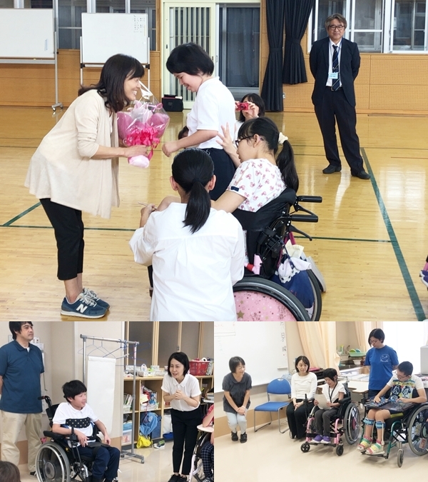 中学部の前期終業式の様子