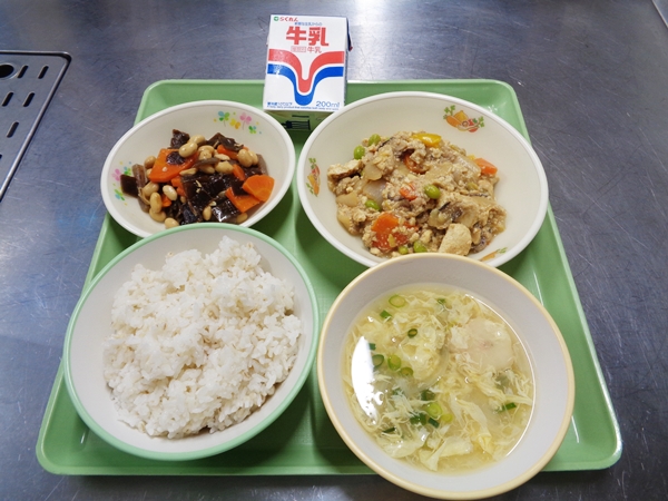 豚肉と焼き豆腐のみそ炒め