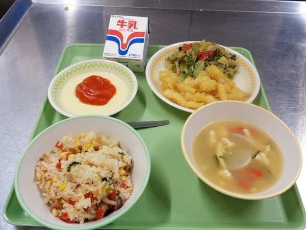 吹き寄せおこわ