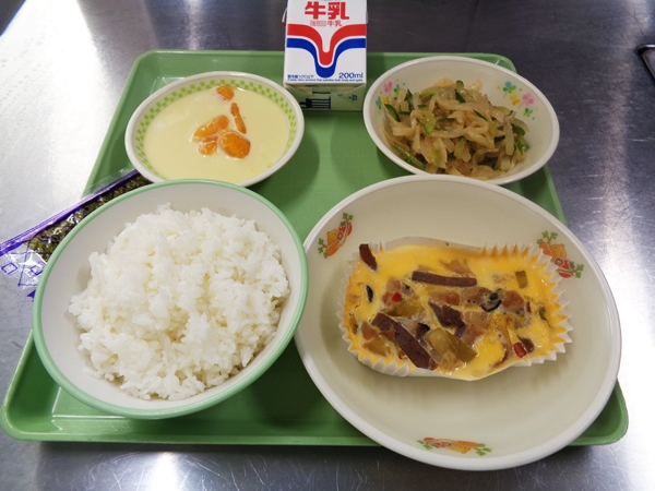 すき焼きの卵蒸し